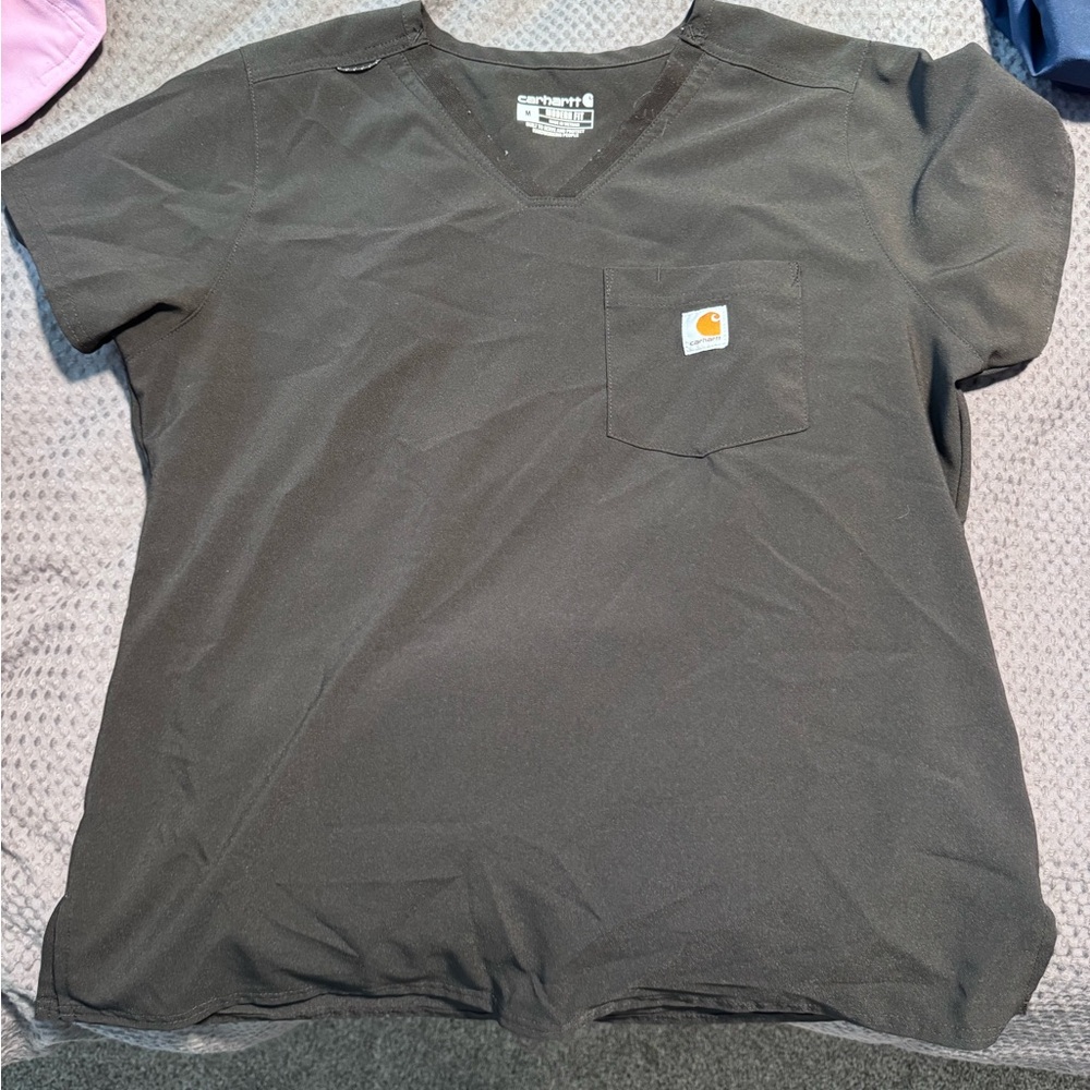Carhartt black scrub set